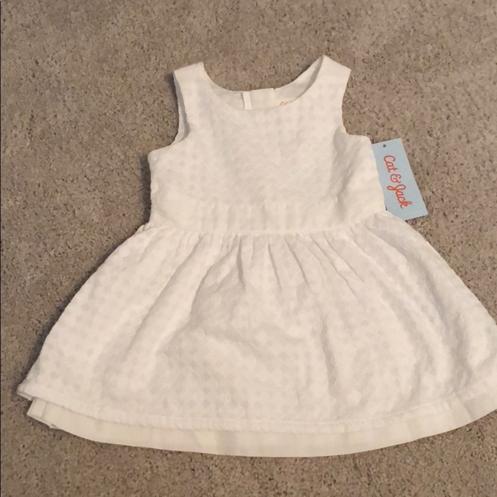 NWT White Toddler Dress